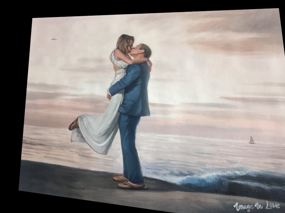 Artist-Rendered Painting