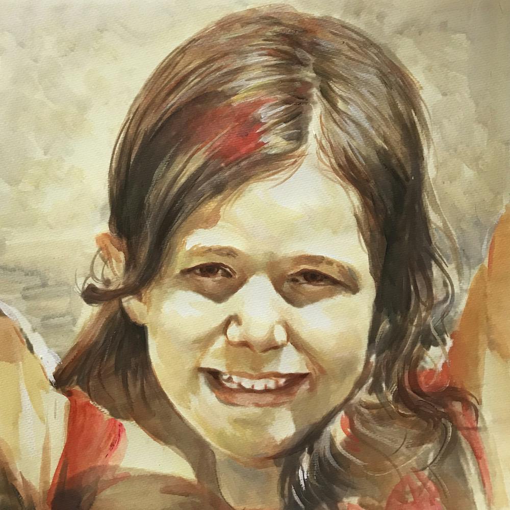 Artist-Rendered Painting