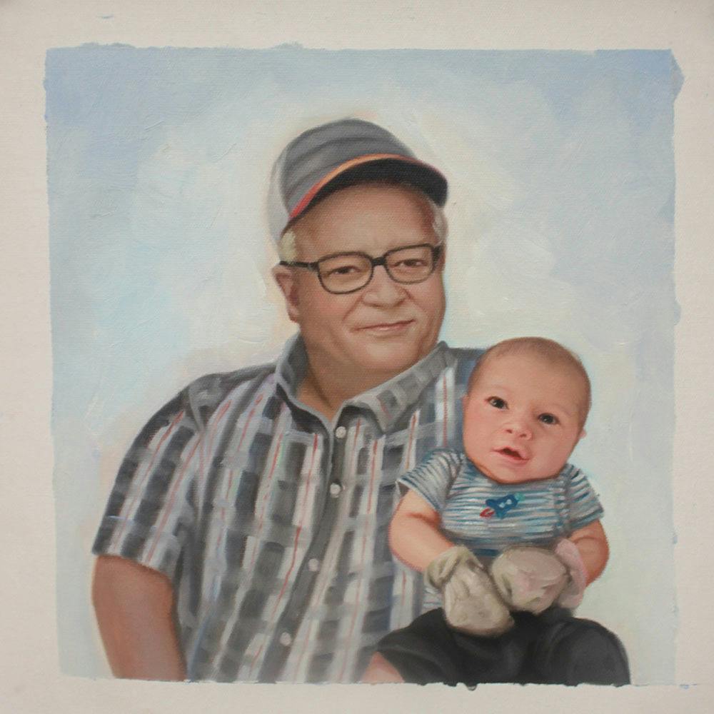 Artist-Rendered Painting