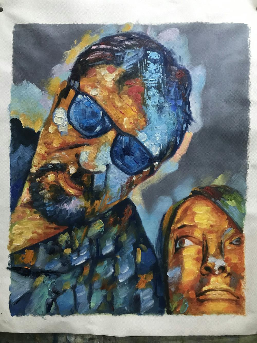 Artist-Rendered Painting