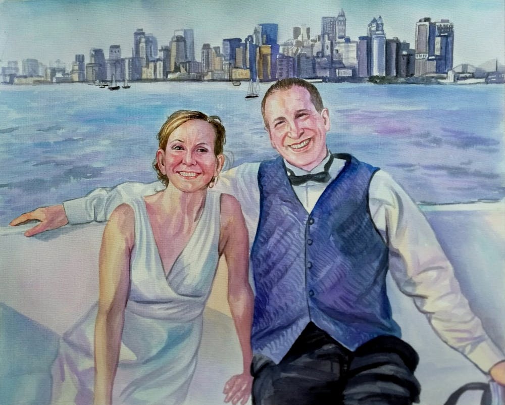 Artist-Rendered Painting