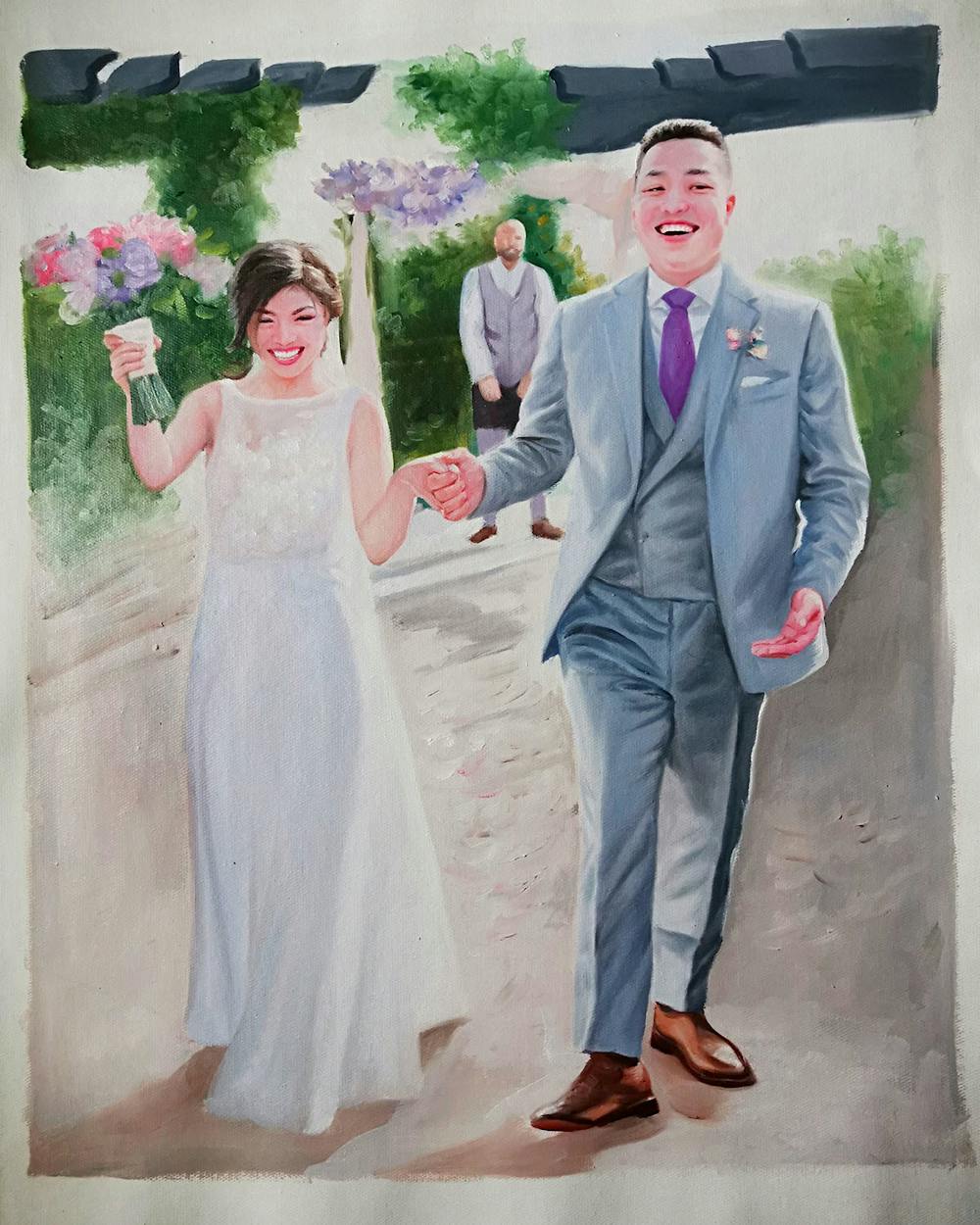 Artist-Rendered Painting