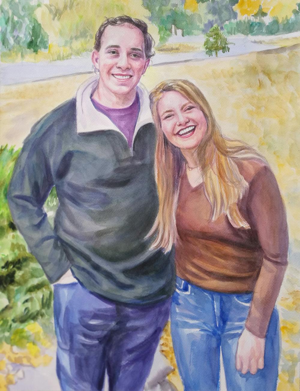 Artist-Rendered Painting