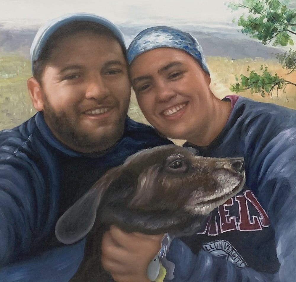 Artist-Rendered Painting