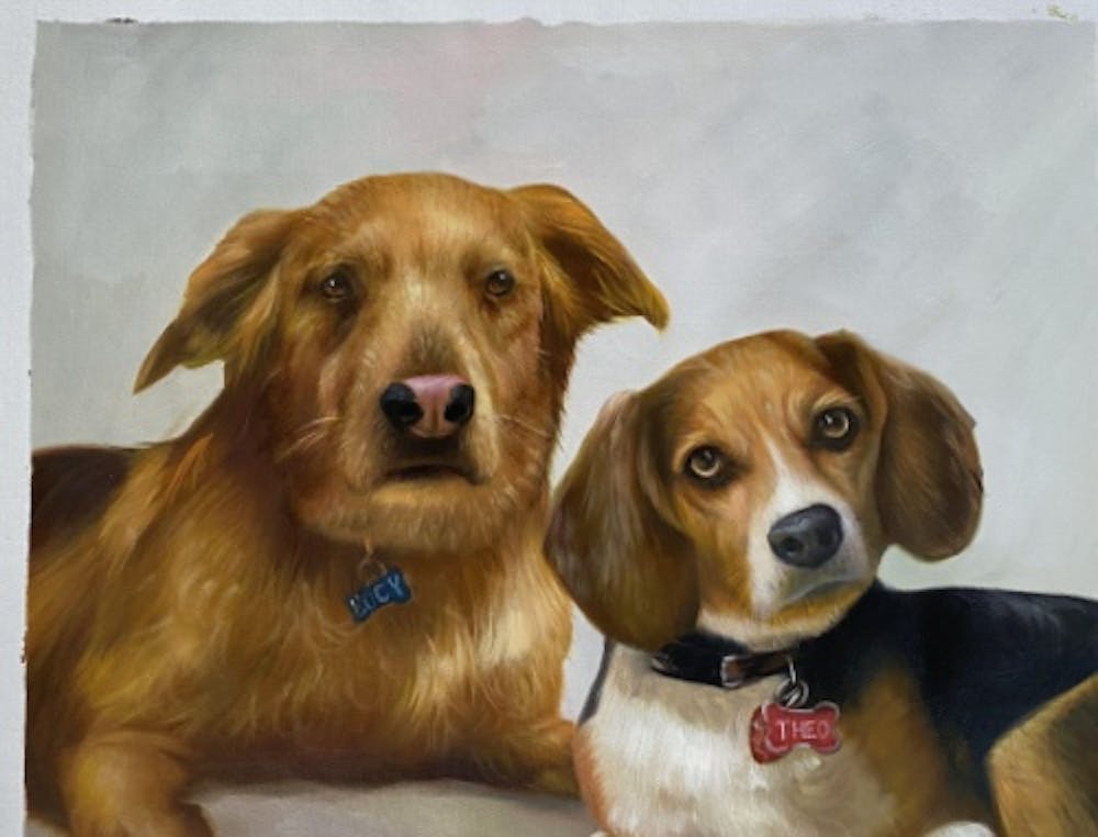 Artist-Rendered Painting