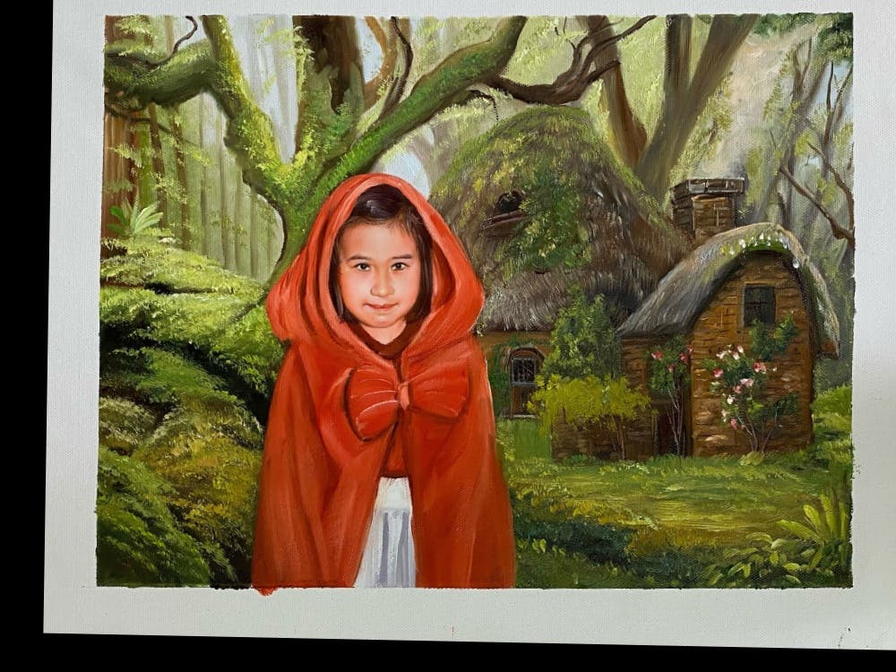 Artist-Rendered Painting