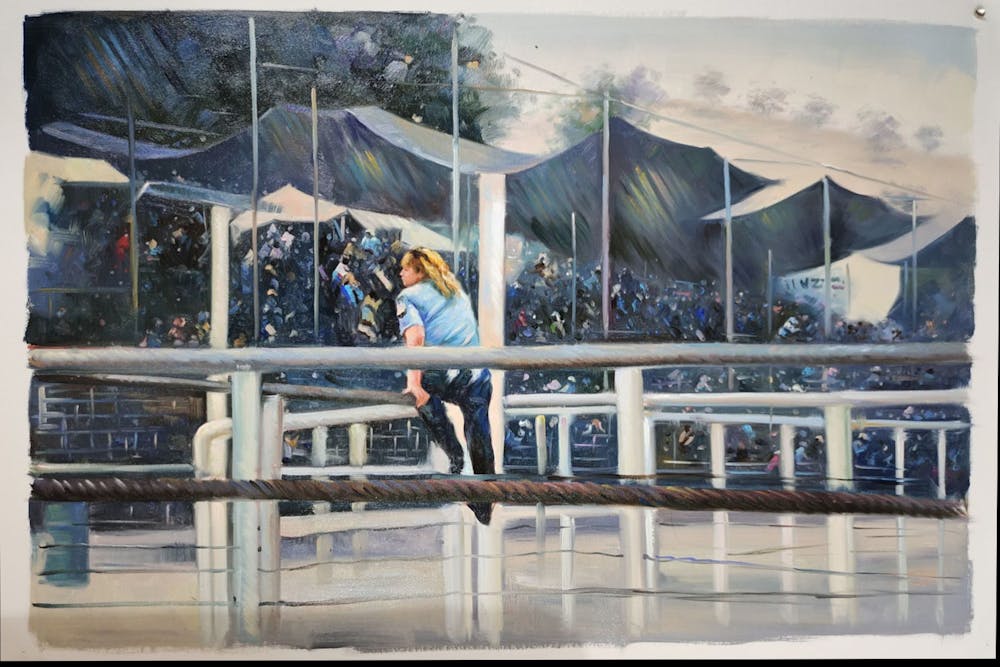 Artist-Rendered Painting