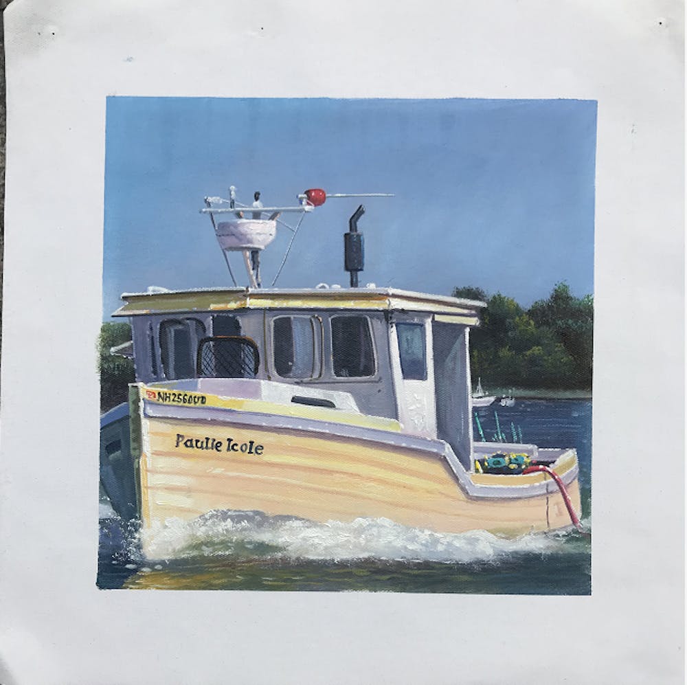 Artist-Rendered Painting