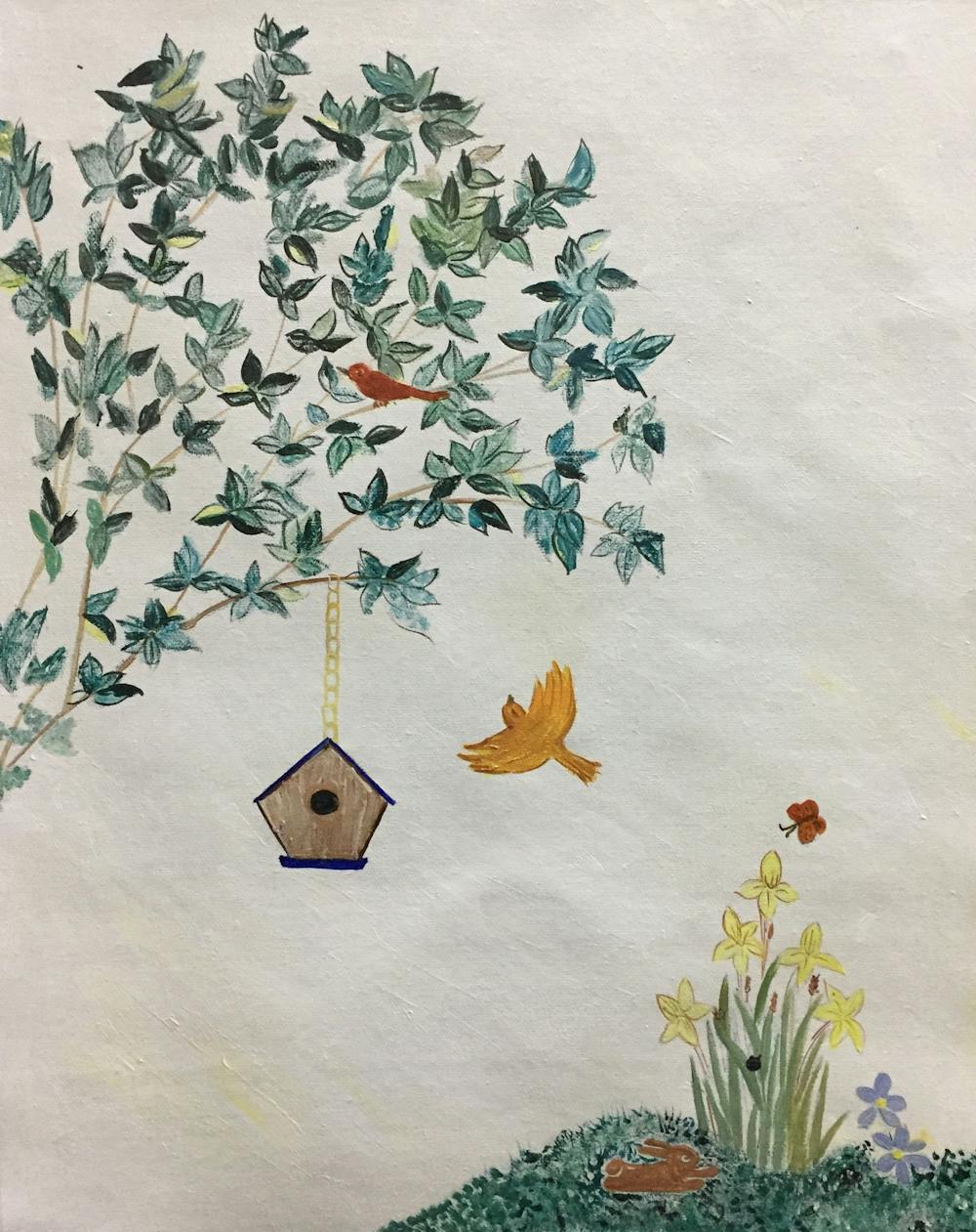 Artist-Rendered Painting