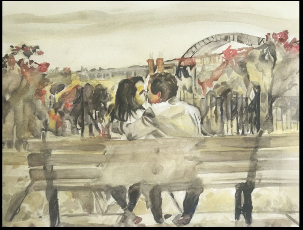 Artist-Rendered Painting