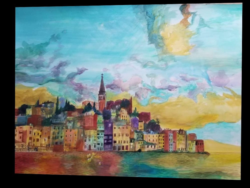 Artist-Rendered Painting