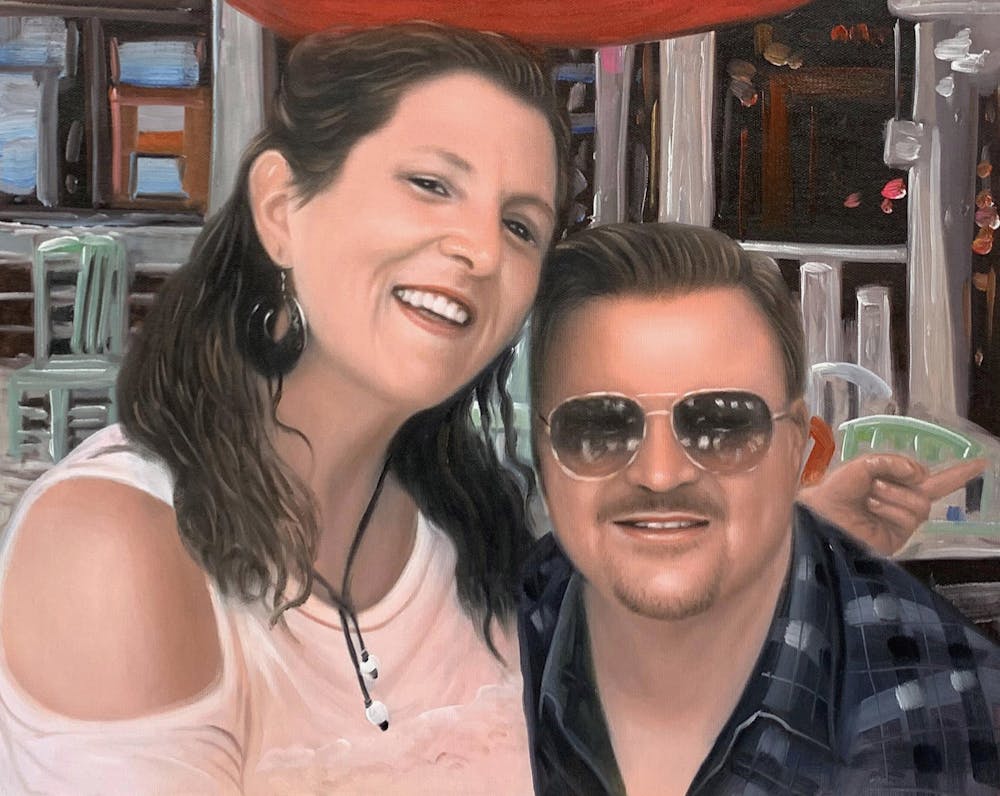 Artist-Rendered Painting