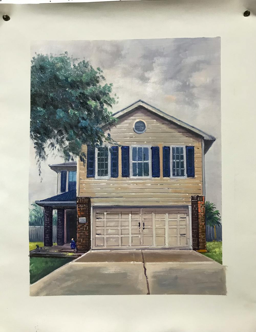 Artist-Rendered Painting