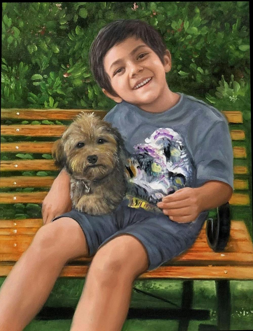 Artist-Rendered Painting