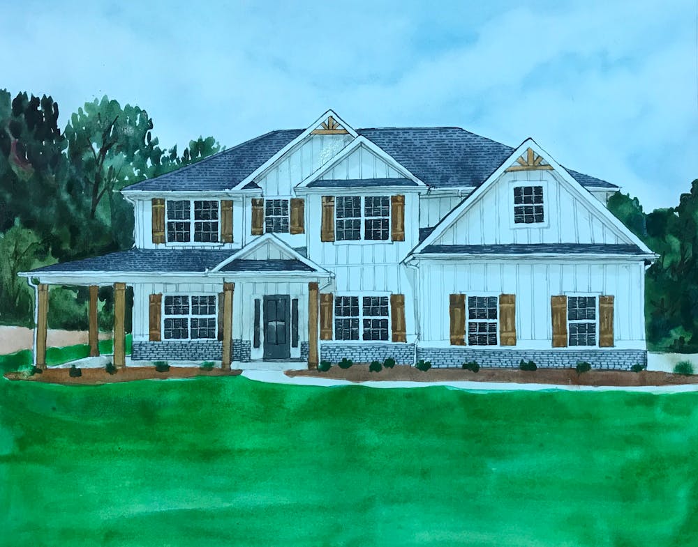 Artist-Rendered Painting