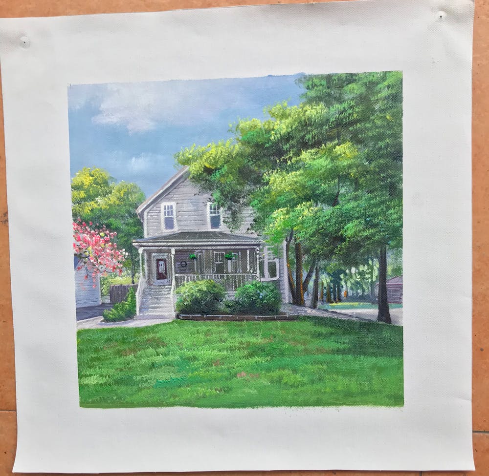 Artist-Rendered Painting