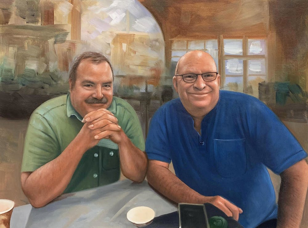 Artist-Rendered Painting