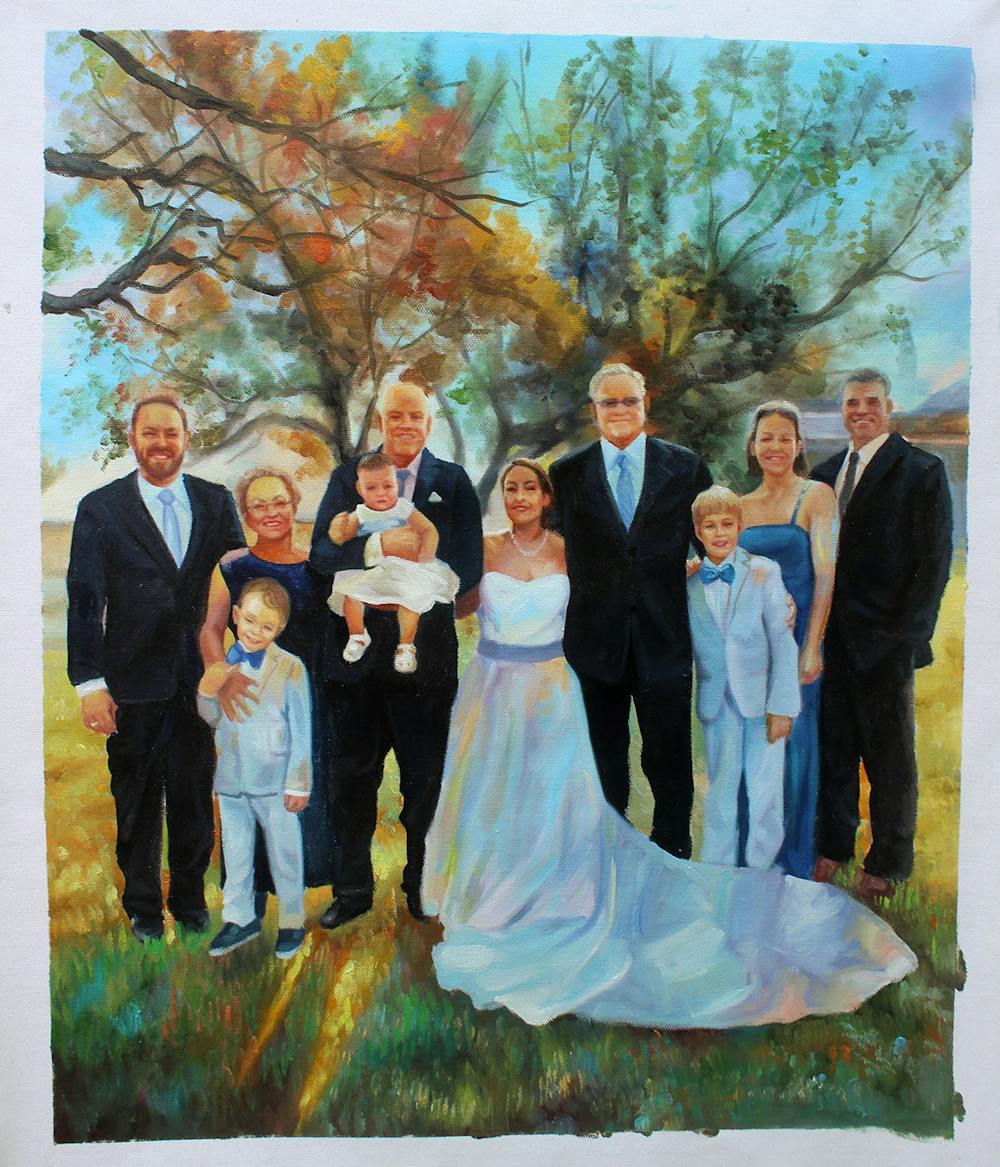 Artist-Rendered Painting