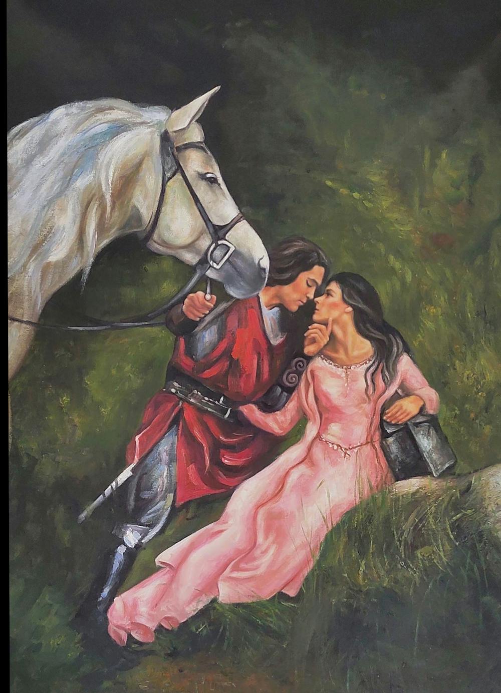 Artist-Rendered Painting