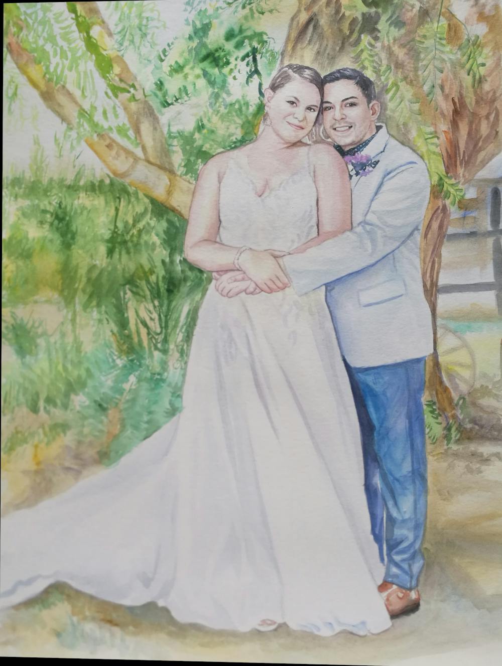 Artist-Rendered Painting