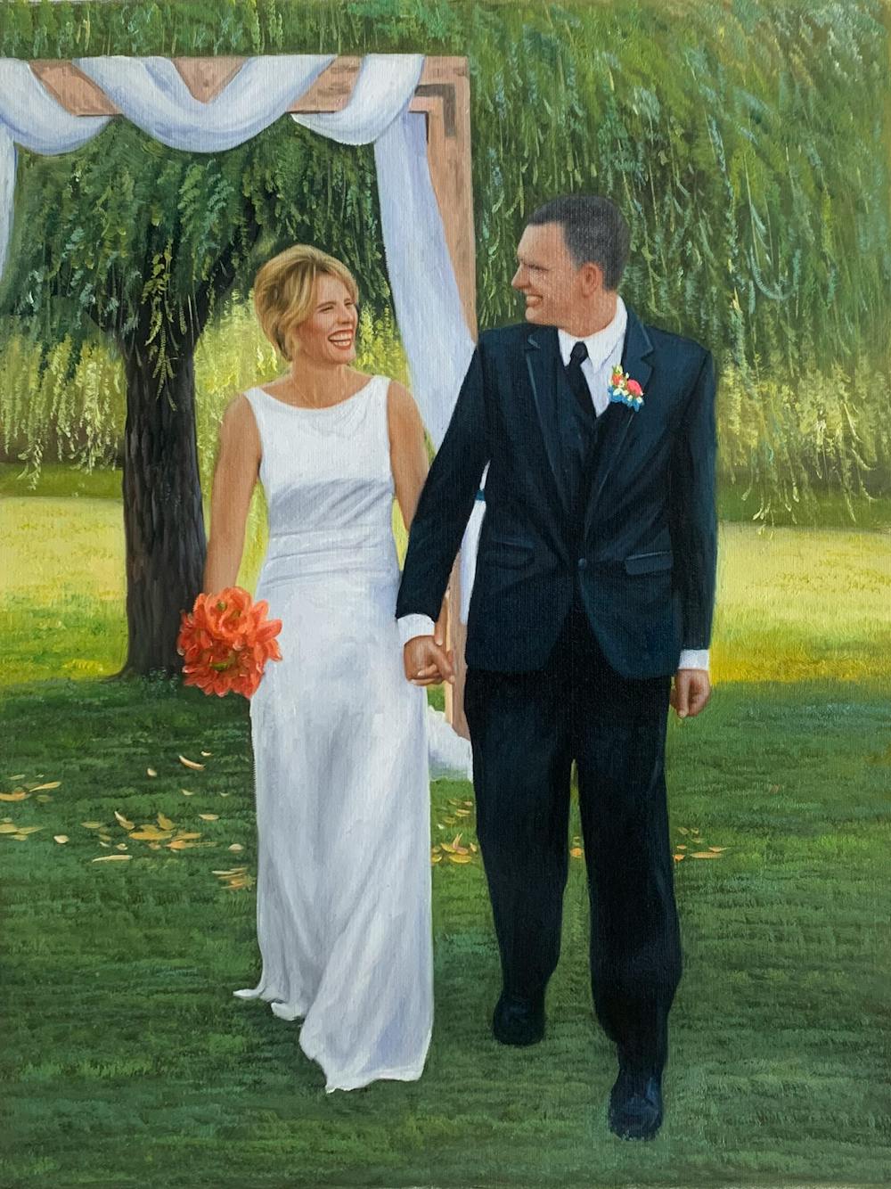 Artist-Rendered Painting