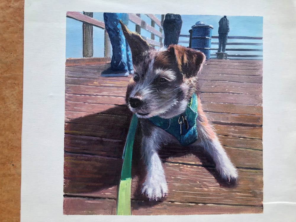 Artist-Rendered Painting