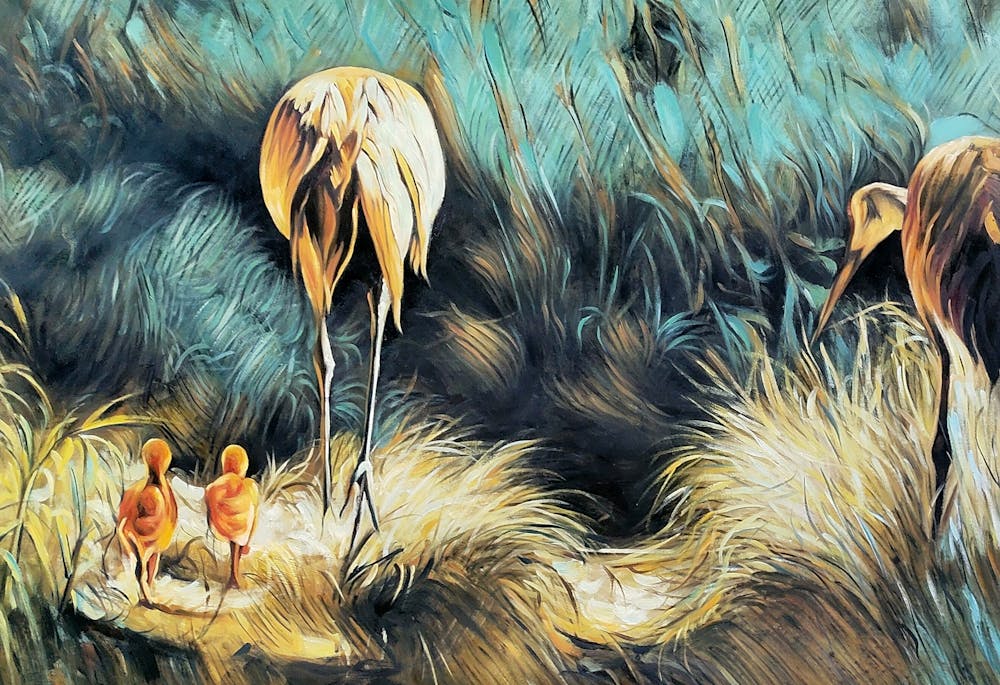 Artist-Rendered Painting