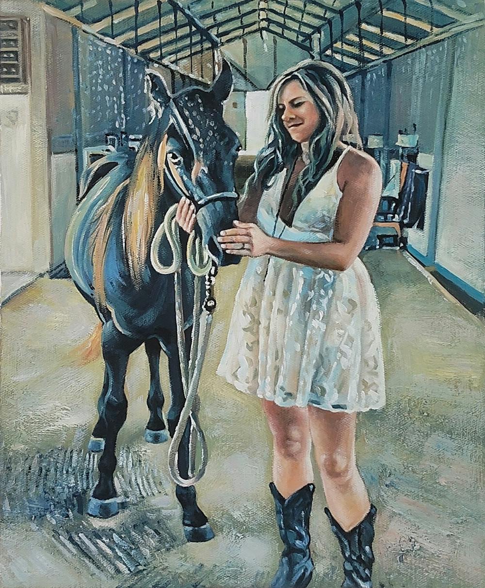 Artist-Rendered Painting