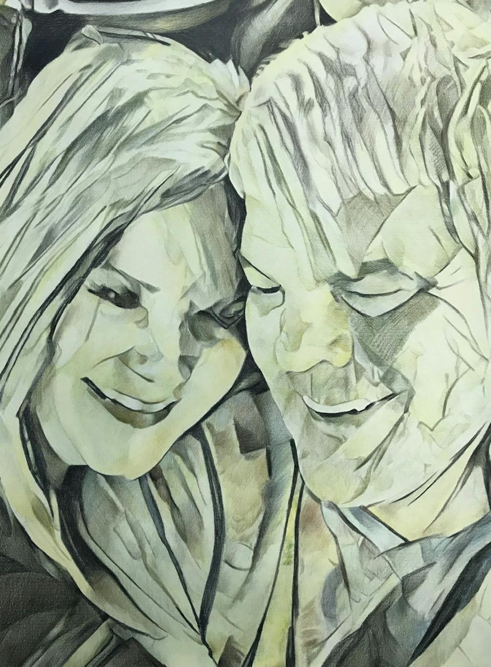Artist-Rendered Painting