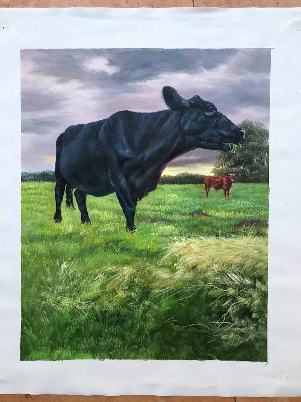 Artist-Rendered Painting