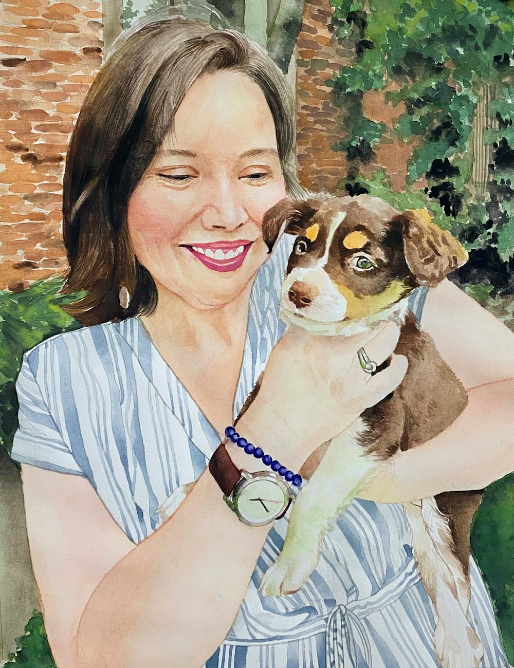 Artist-Rendered Painting