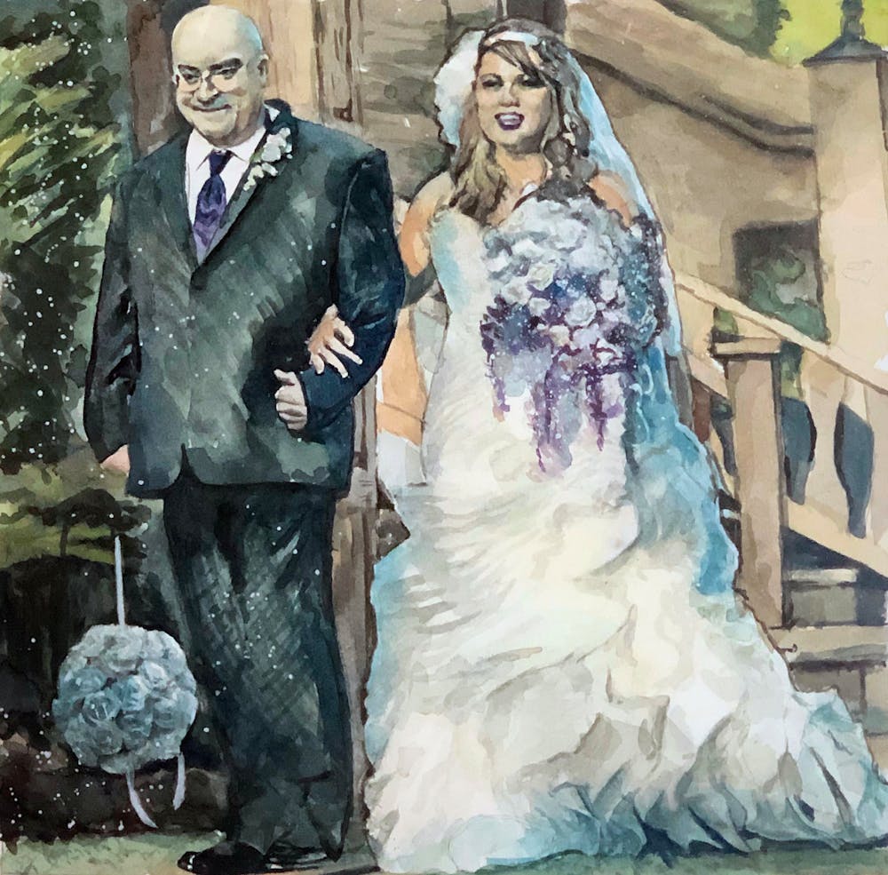 Artist-Rendered Painting