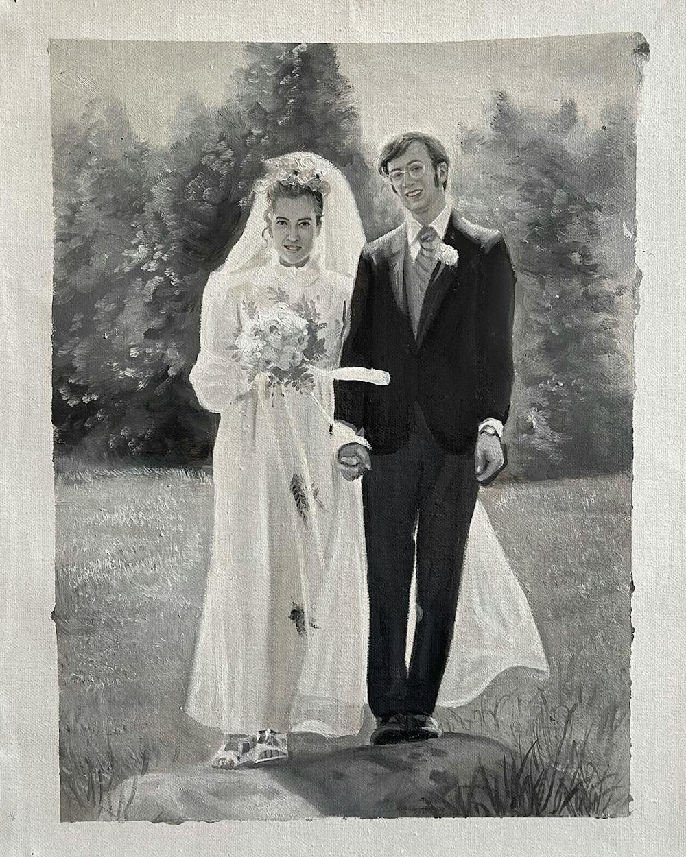 Artist-Rendered Painting