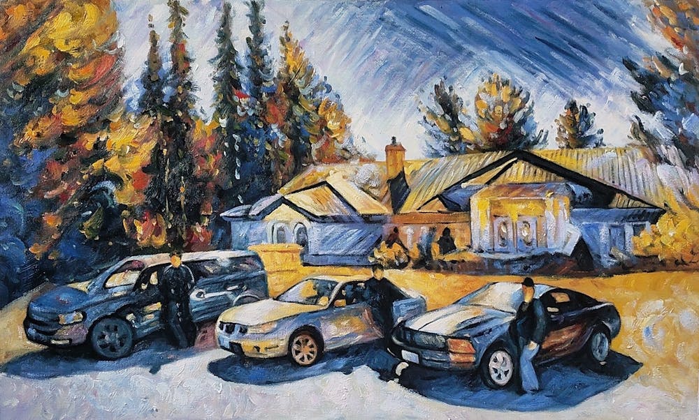 Artist-Rendered Painting