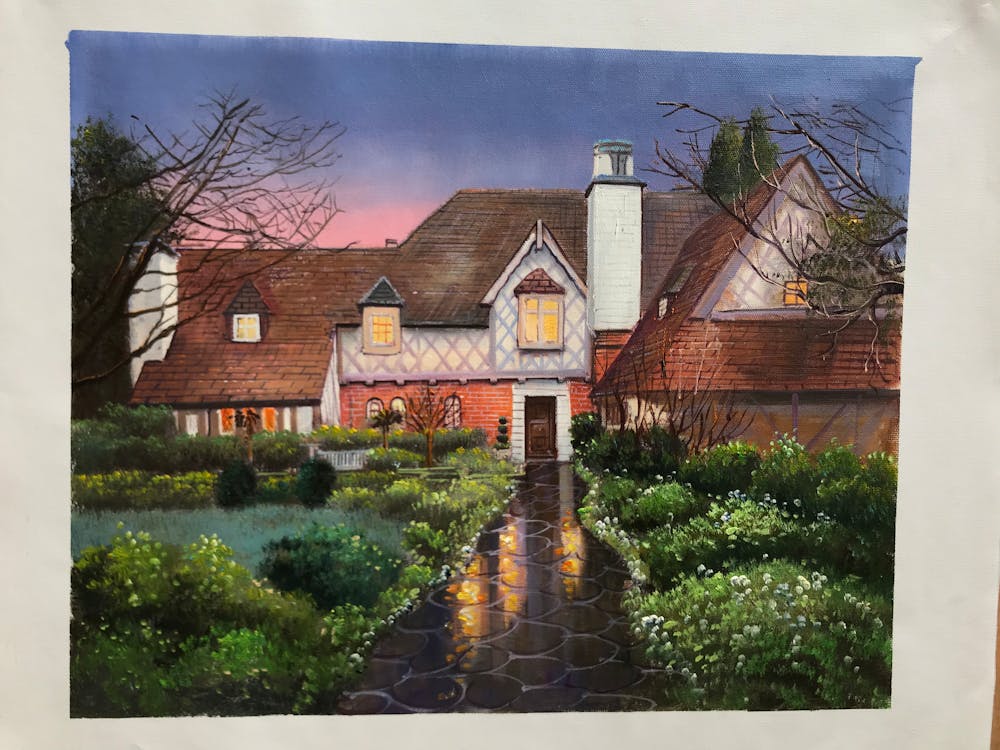 Artist-Rendered Painting