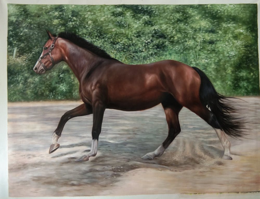 Artist-Rendered Painting