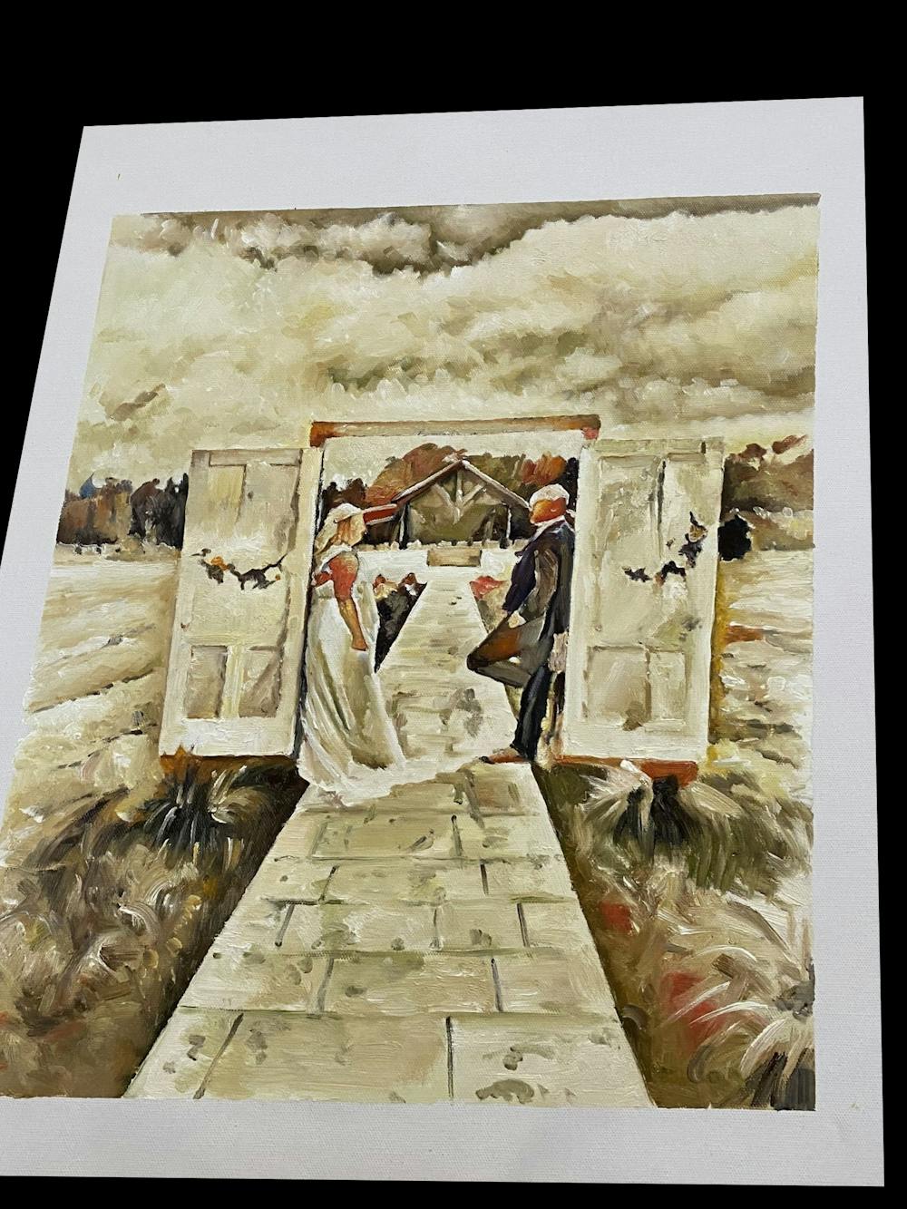 Artist-Rendered Painting