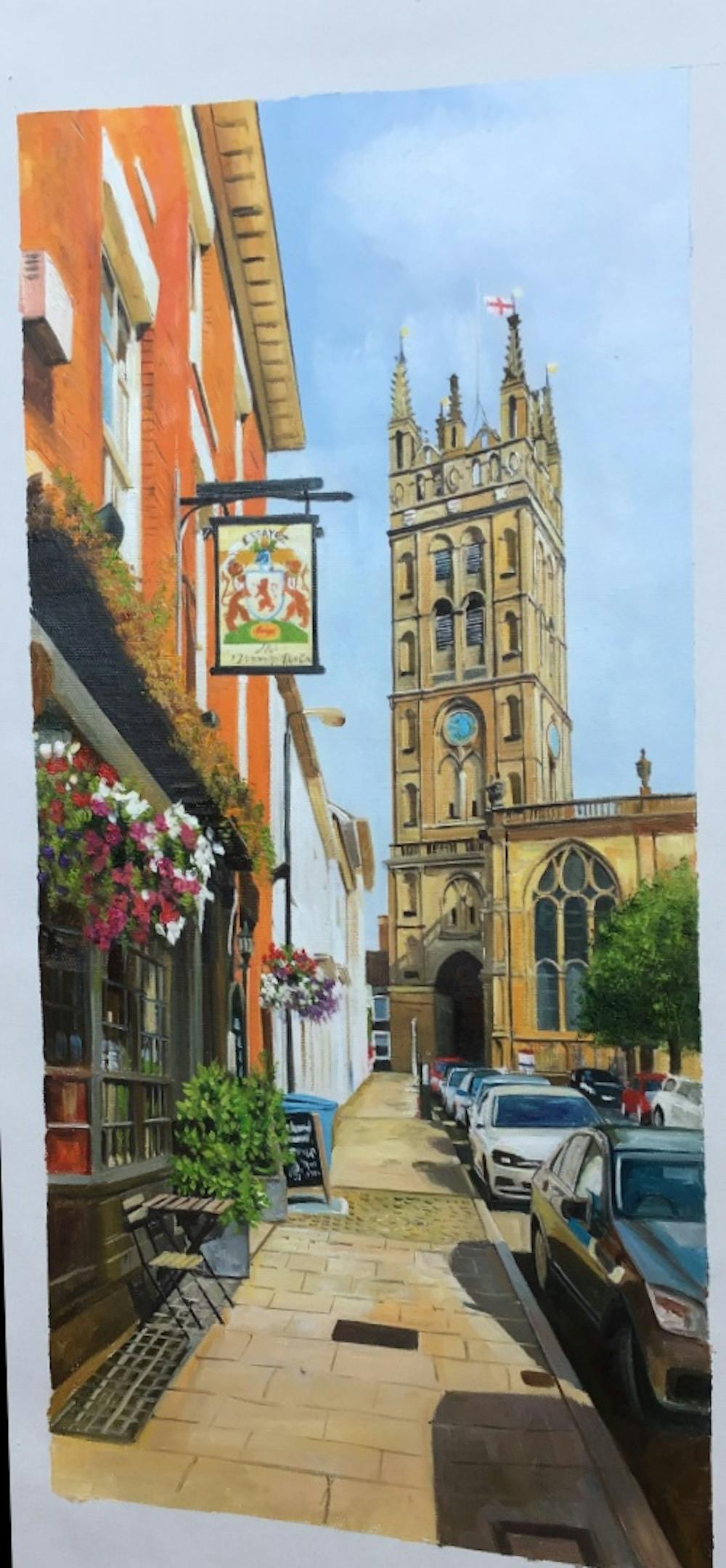 Artist-Rendered Painting