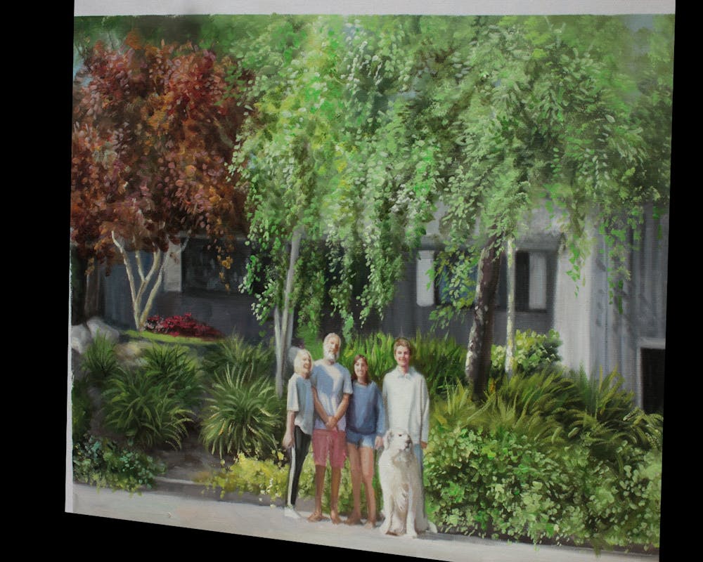 Artist-Rendered Painting