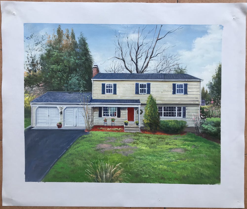 Artist-Rendered Painting