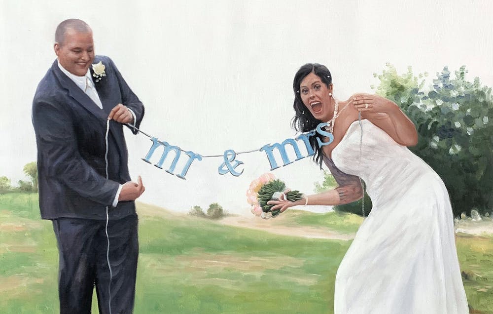 Artist-Rendered Painting