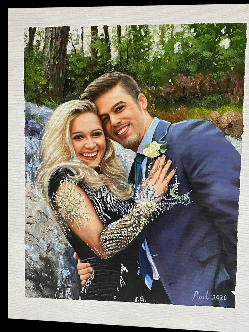 Artist-Rendered Painting