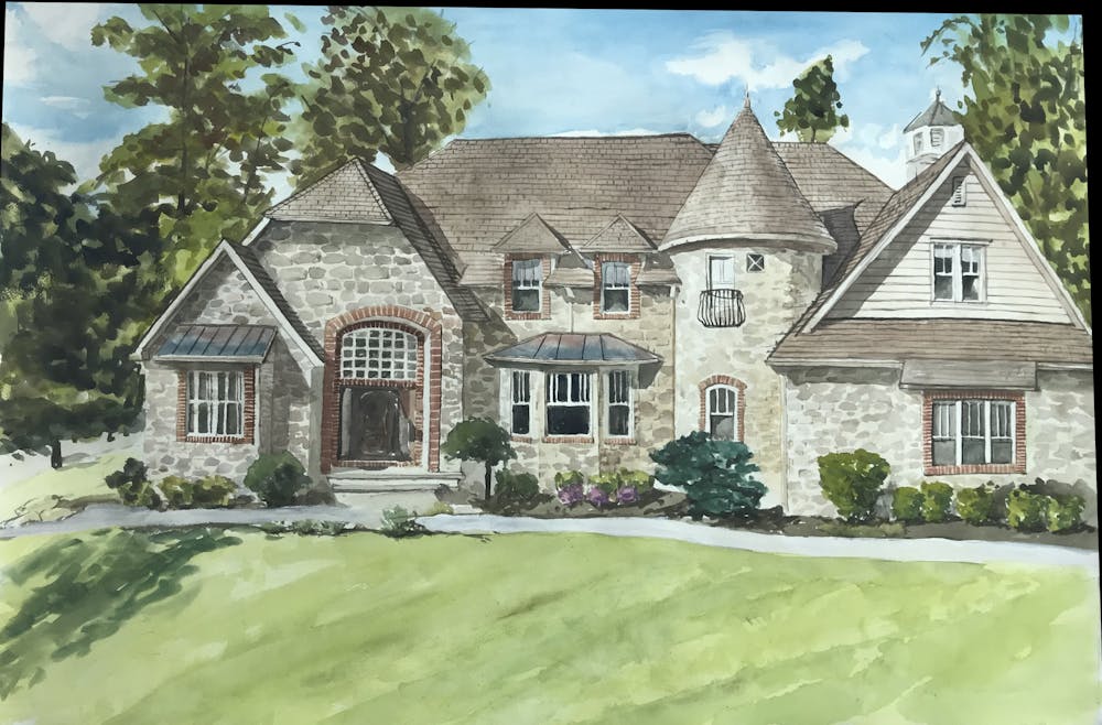 Artist-Rendered Painting