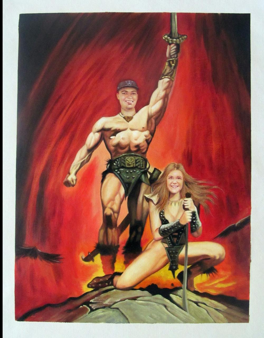 Artist-Rendered Painting