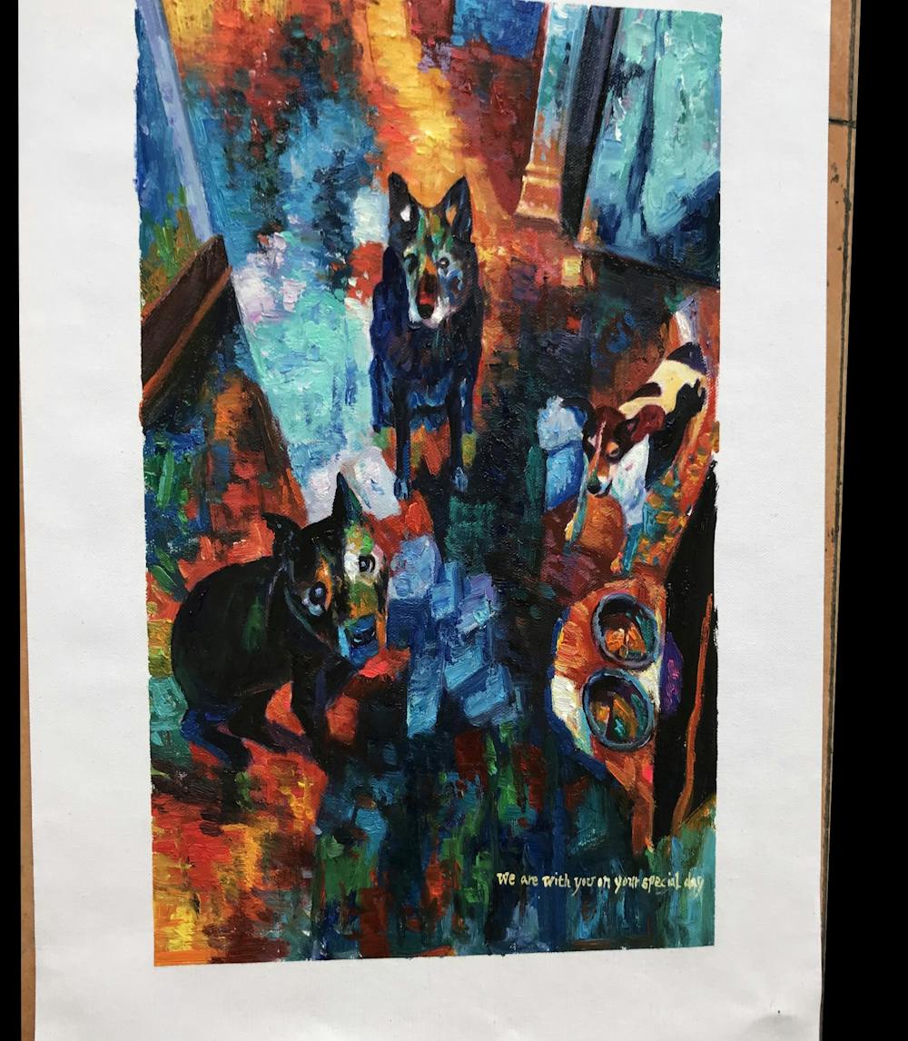 Artist-Rendered Painting