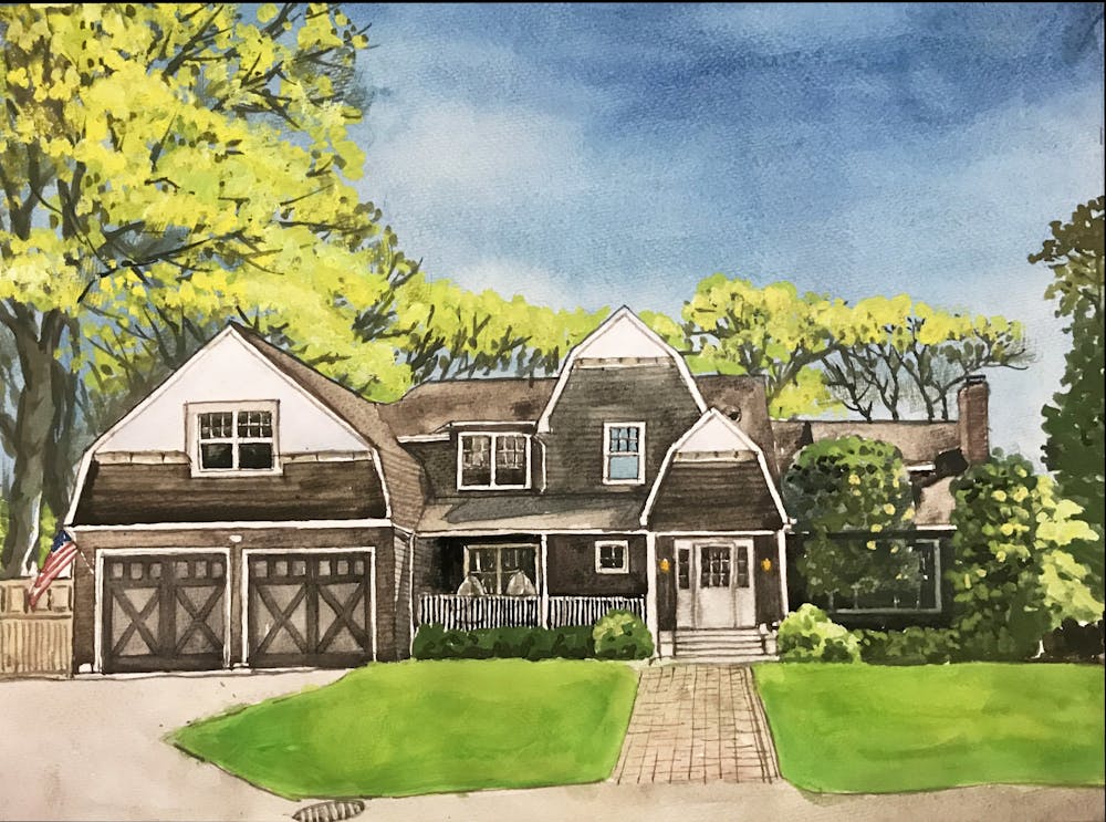 Artist-Rendered Painting