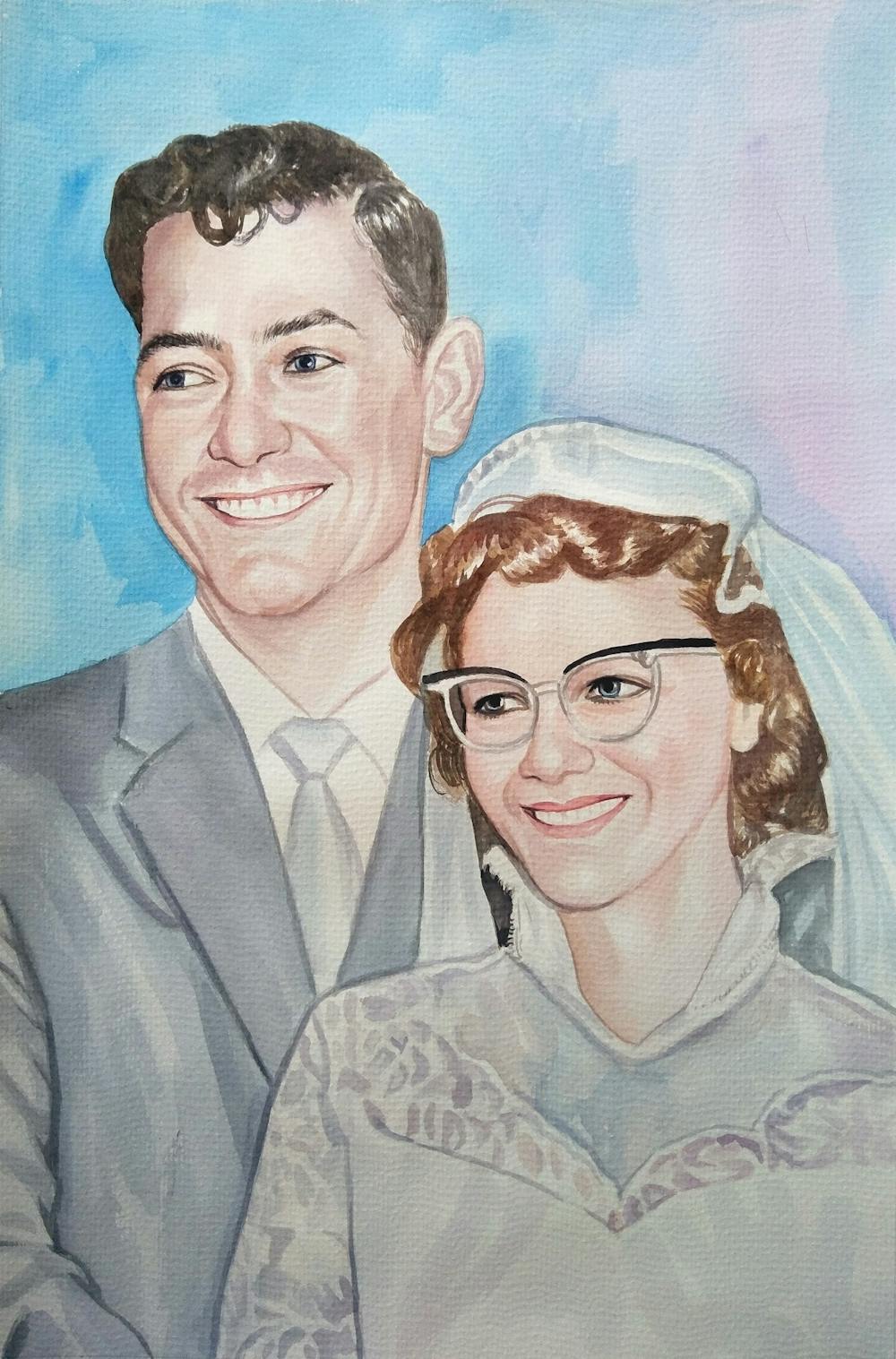 Artist-Rendered Painting