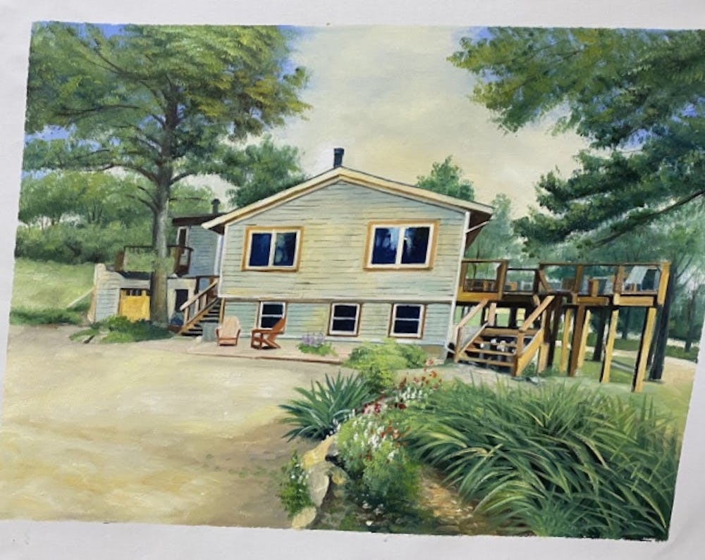 Artist-Rendered Painting