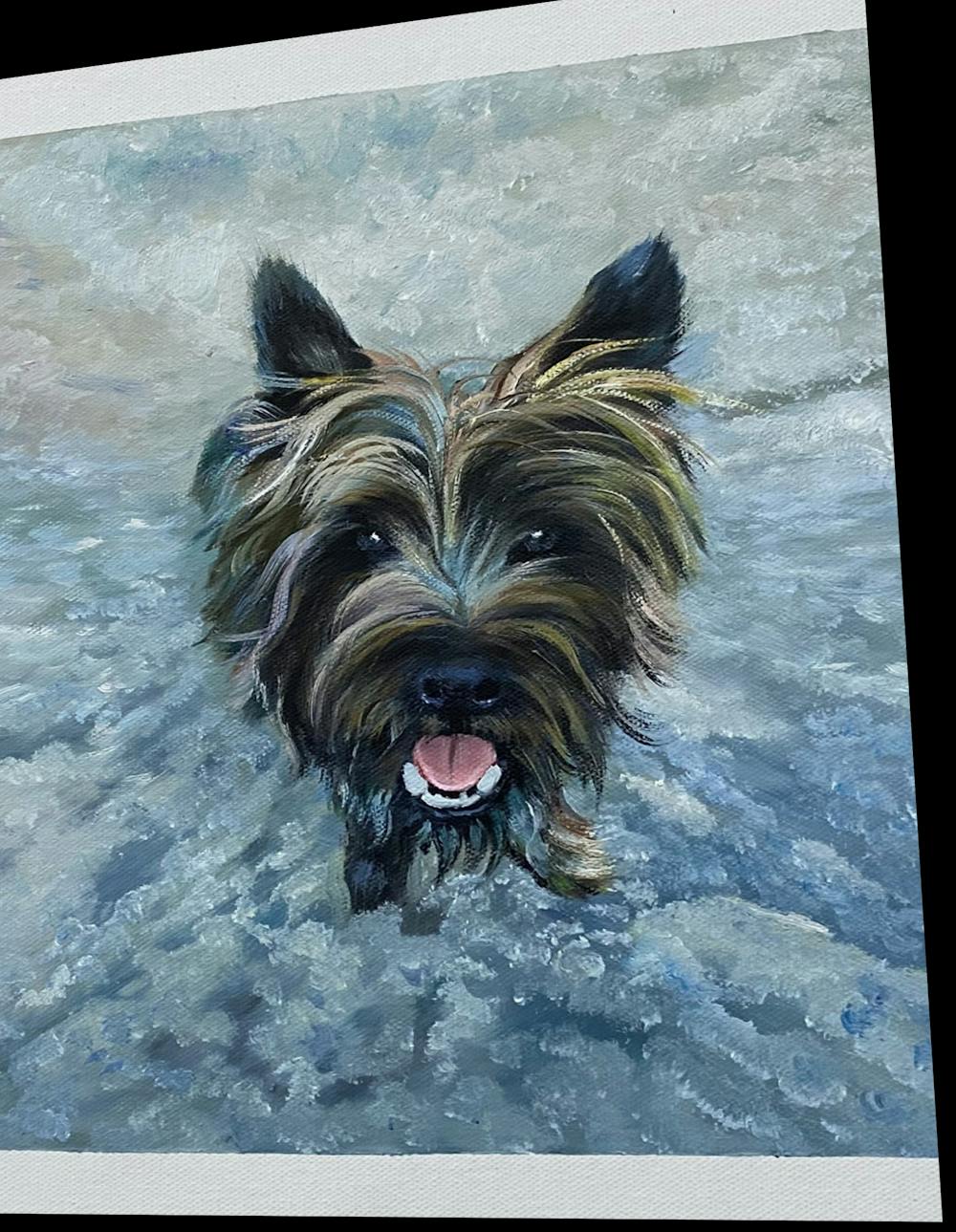 Artist-Rendered Painting