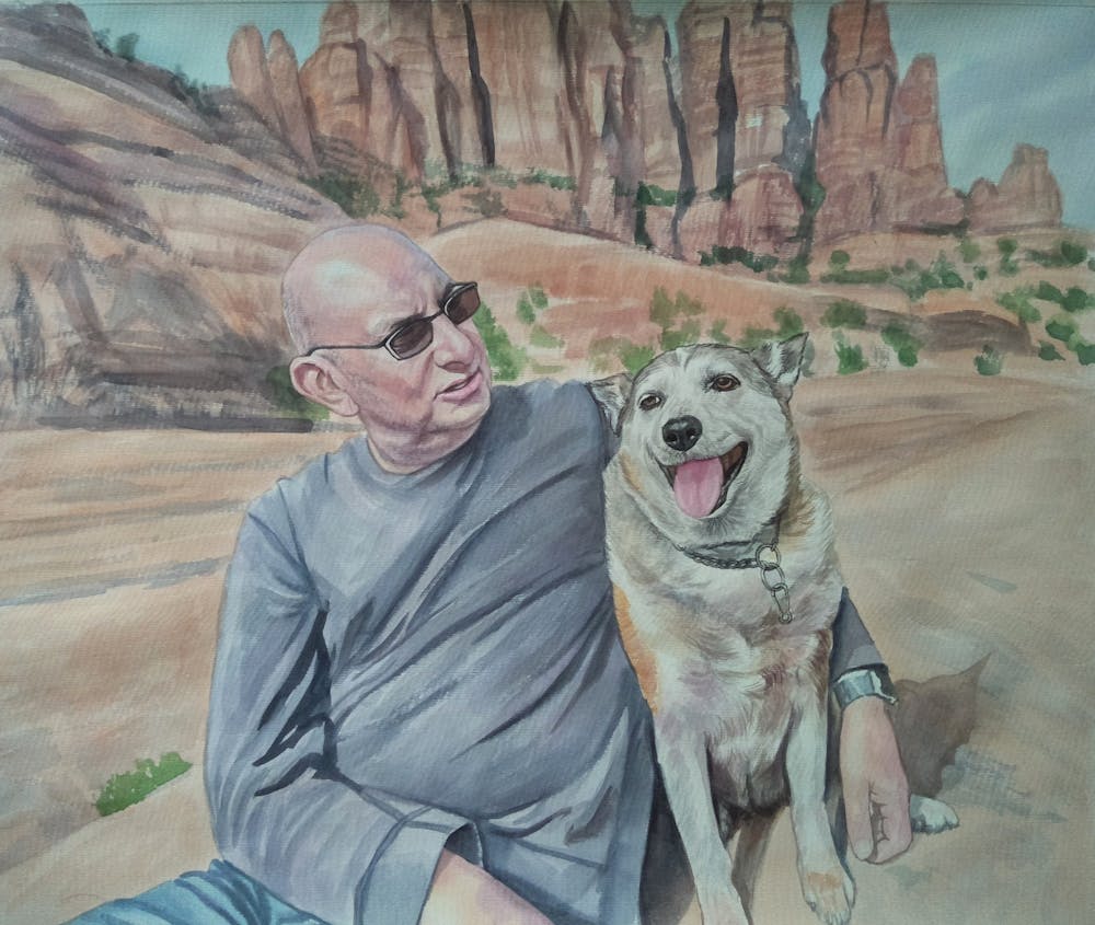 Artist-Rendered Painting